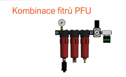  Kombinace filtrů PFU 